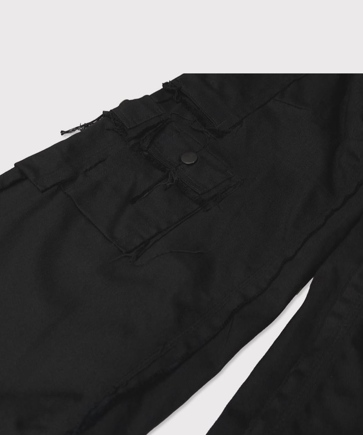 마이너스(MINUS) Slash Seam HBT Cargo BK(CLASSIC TWILL) - BLACK