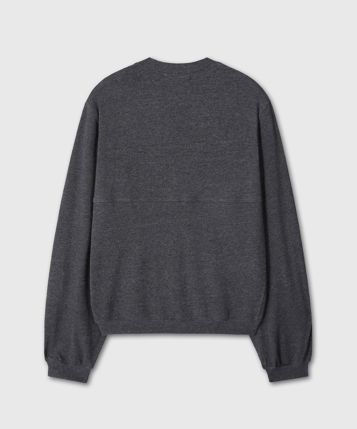 다이브인 우먼(DIVEIN WOMEN) BUTTON DETAIL COTTON CARDIGAN (CHARCOAL)