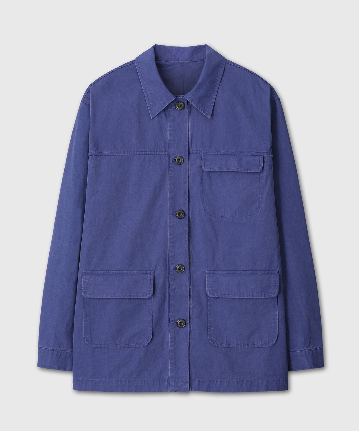 다이브인 우먼(DIVEIN WOMEN) VINTAGE WASHING WORK JACKET (BLUE)
