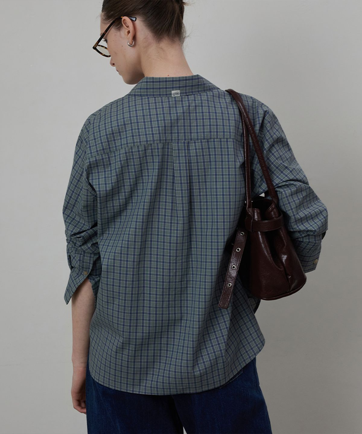퀸스래빗(Q'SRB) Marcelle Soft Cotton Check Shirt