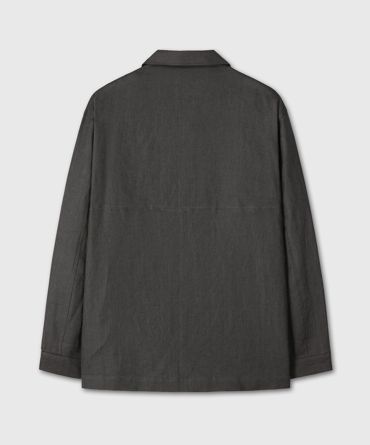 다이브인 우먼(DIVEIN WOMEN) LINEN OVERFIT JACKET (CHARCOAL)
