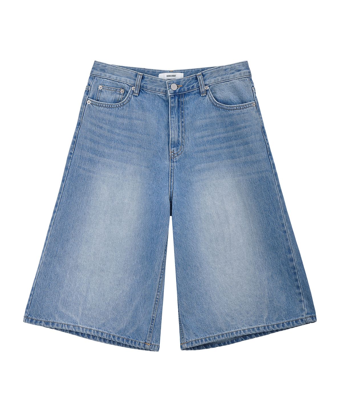 퀸스래빗(Q'SRB) Edit Bermuda Denim Jeans