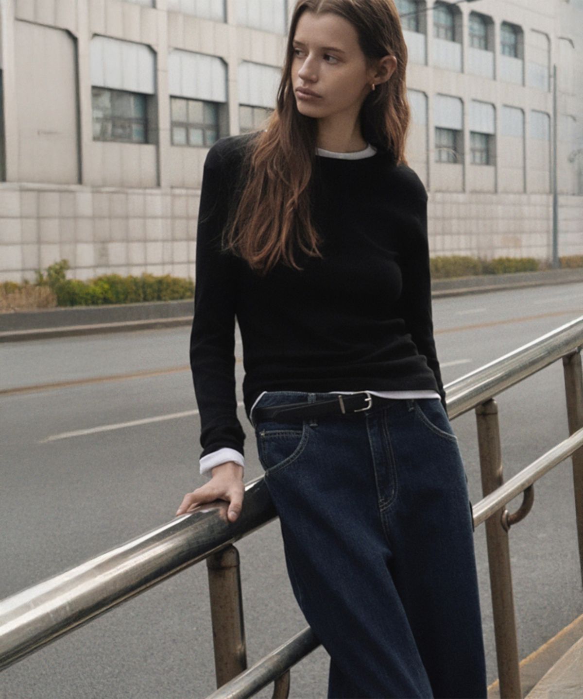 퀸스래빗(Q'SRB) Noelle Classic Genuine Leather Belt