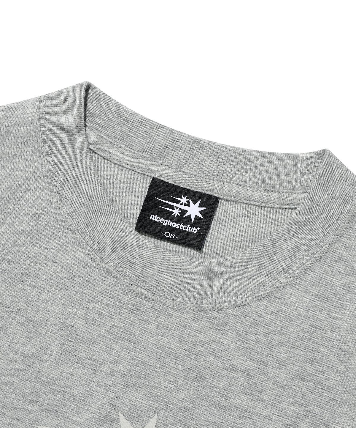 나이스고스트클럽(NICEGHOSTCLUB) 3STARS SYMBOL CROP SLIM TEE_GREY(NG2FMFT538A)