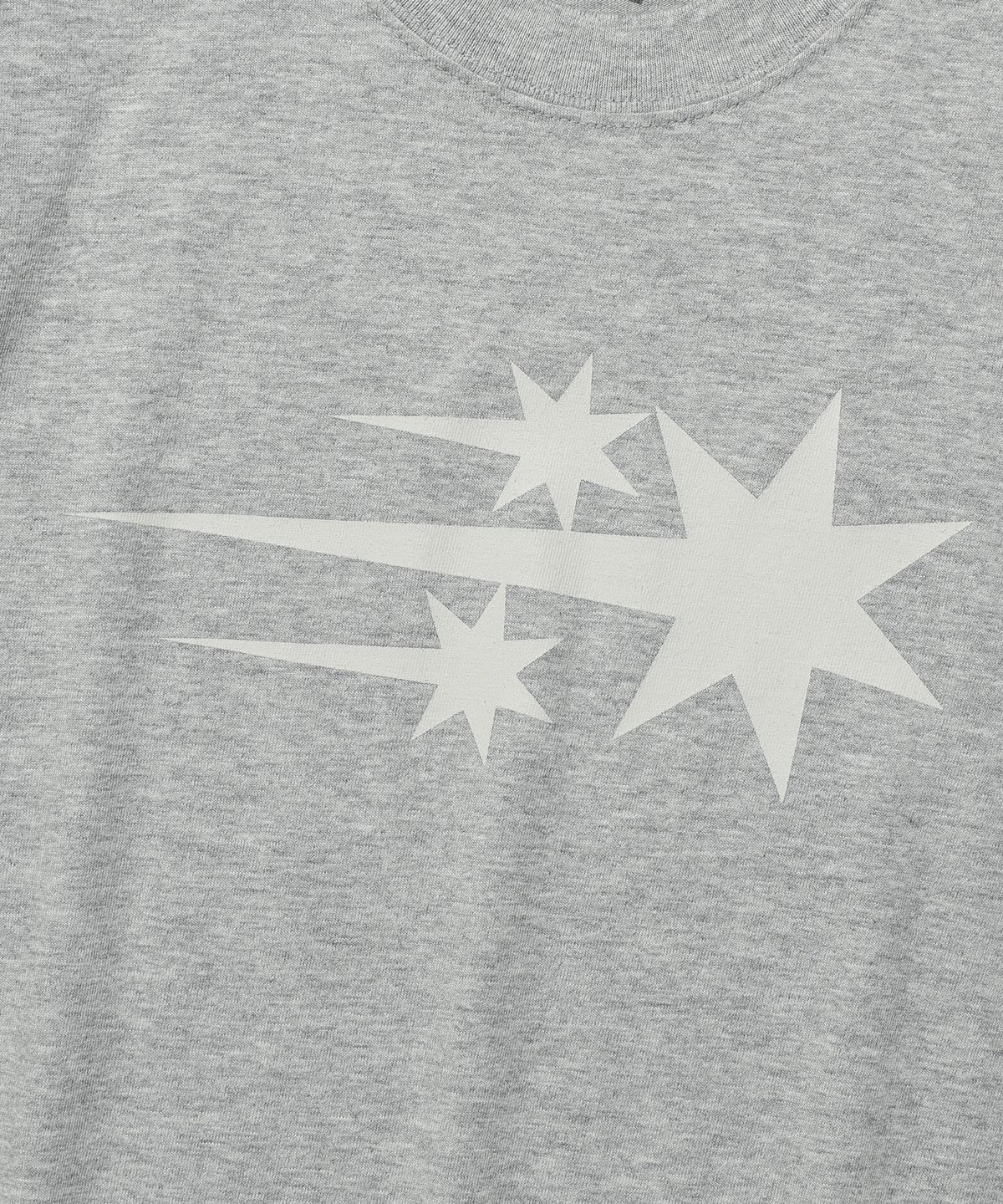 나이스고스트클럽(NICEGHOSTCLUB) 3STARS SYMBOL CROP SLIM TEE_GREY(NG2FMFT538A)
