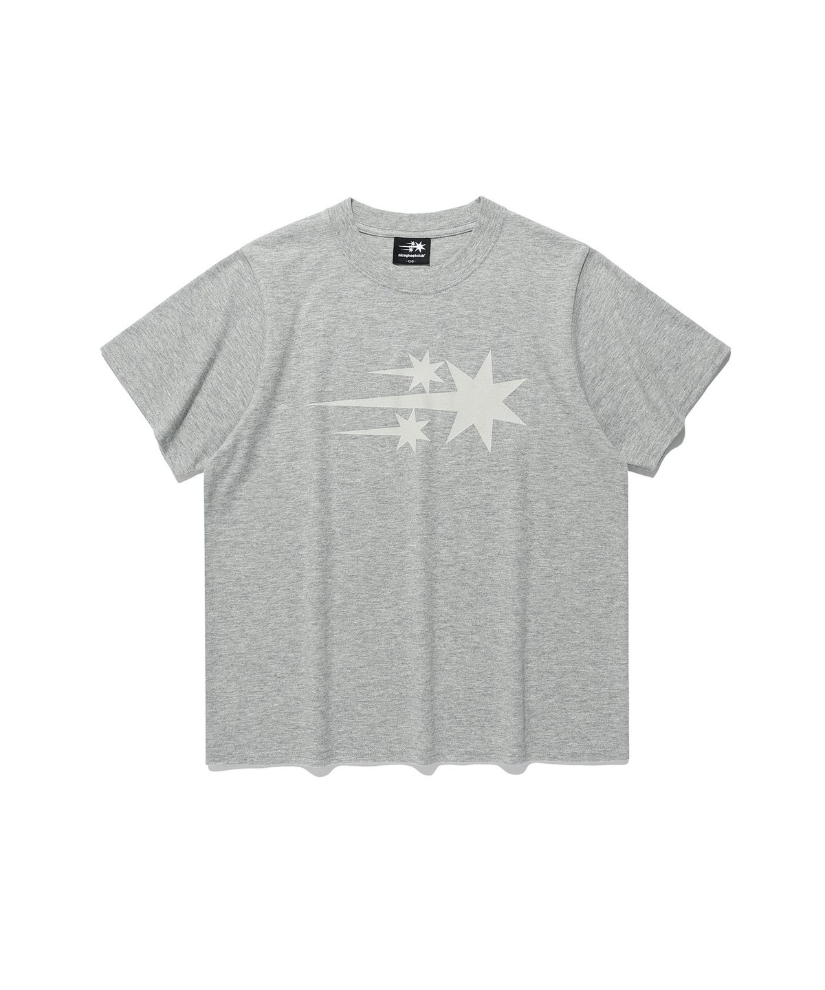 나이스고스트클럽(NICEGHOSTCLUB) 3STARS SYMBOL CROP SLIM TEE_GREY(NG2FMFT538A)