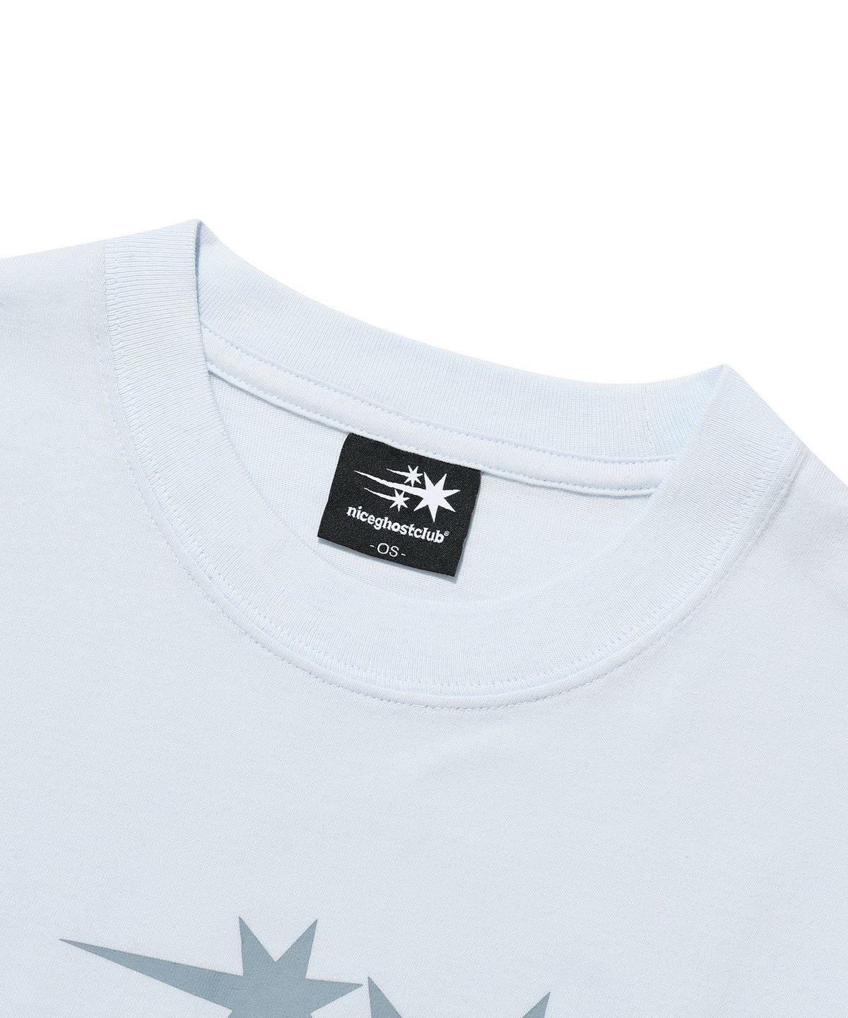 나이스고스트클럽(NICEGHOSTCLUB) 3STARS SYMBOL CROP SLIM TEE_SKYBLUE(NG2FMFT538A)