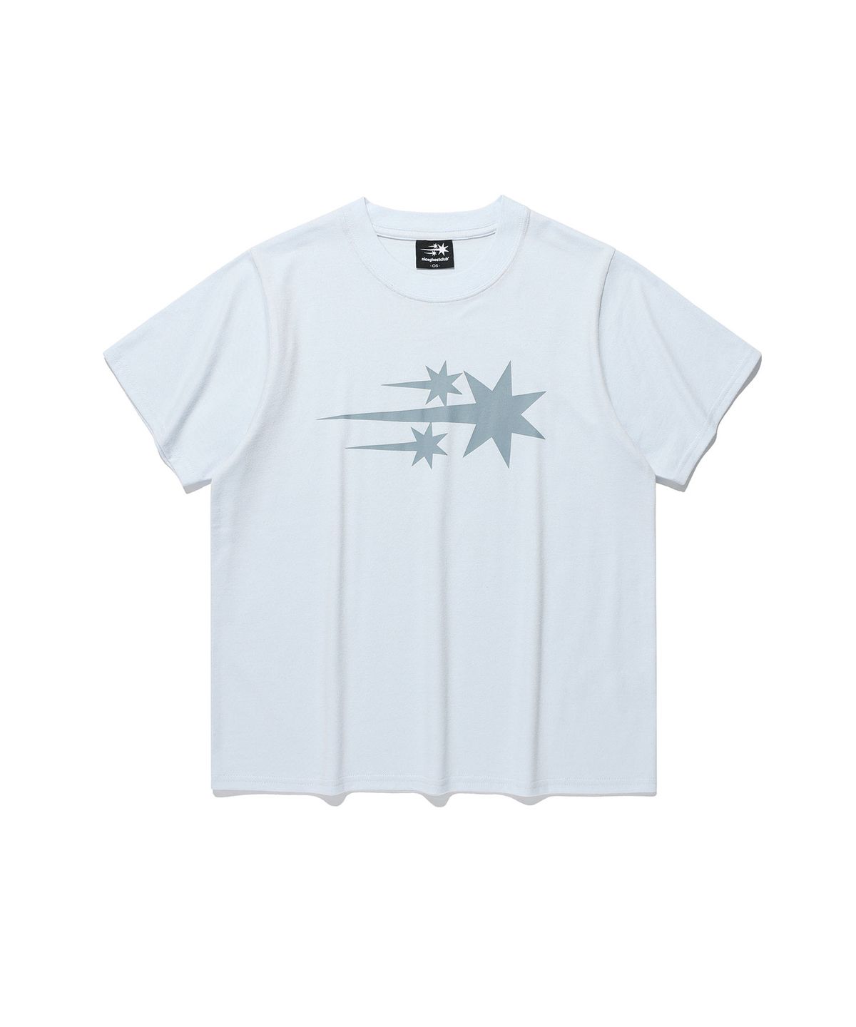 나이스고스트클럽(NICEGHOSTCLUB) 3STARS SYMBOL CROP SLIM TEE_SKYBLUE(NG2FMFT538A)