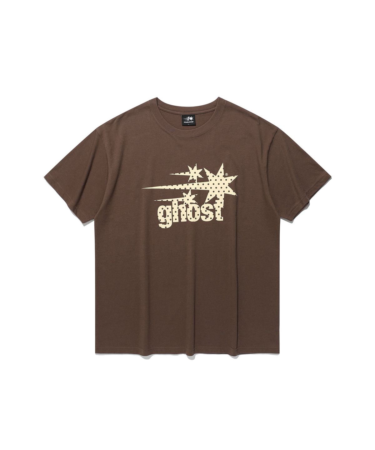 나이스고스트클럽(NICEGHOSTCLUB) DOT SYMBOL TEE_BROWN(NG2FMUT516A)