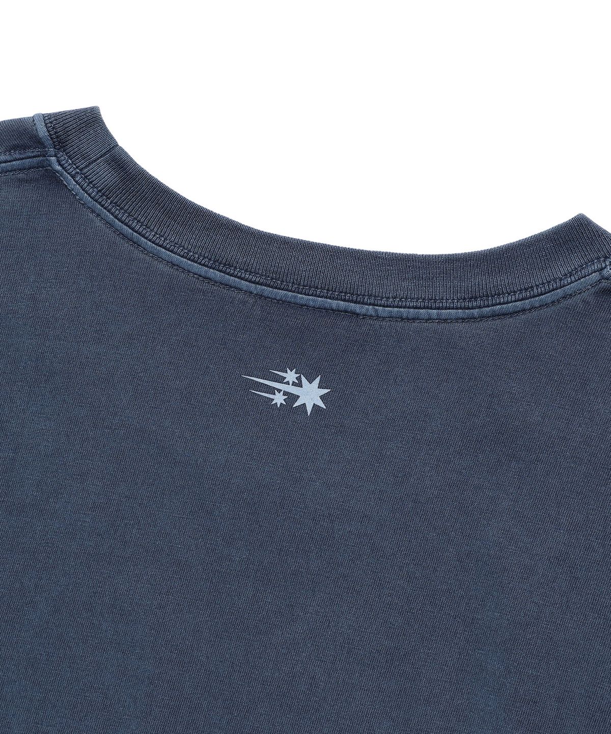 나이스고스트클럽(NICEGHOSTCLUB) 3STAR SYMBOL PIGMENT TEE_BLUE(NG2GMUT501A)
