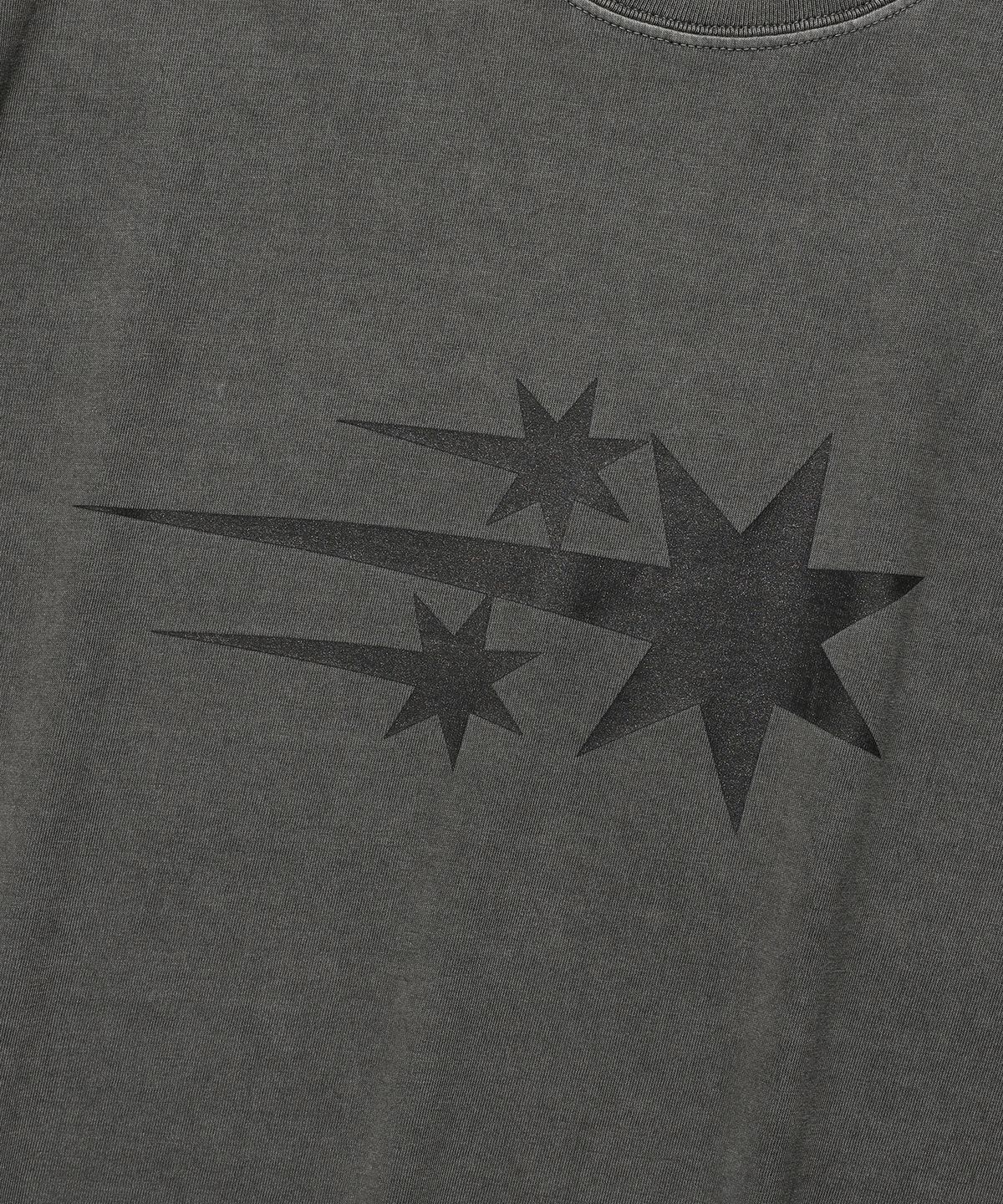 나이스고스트클럽(NICEGHOSTCLUB) 3STAR SYMBOL PIGMENT TEE_CHARCOAL(NG2GMUT501A)