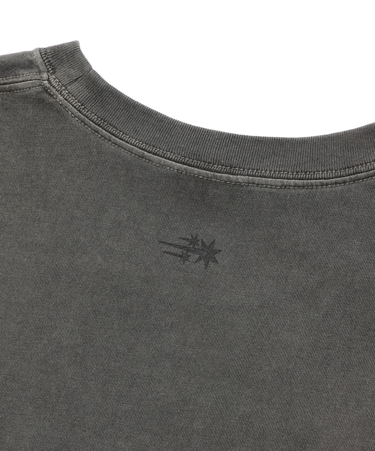 나이스고스트클럽(NICEGHOSTCLUB) 3STAR SYMBOL PIGMENT TEE_CHARCOAL(NG2GMUT501A)