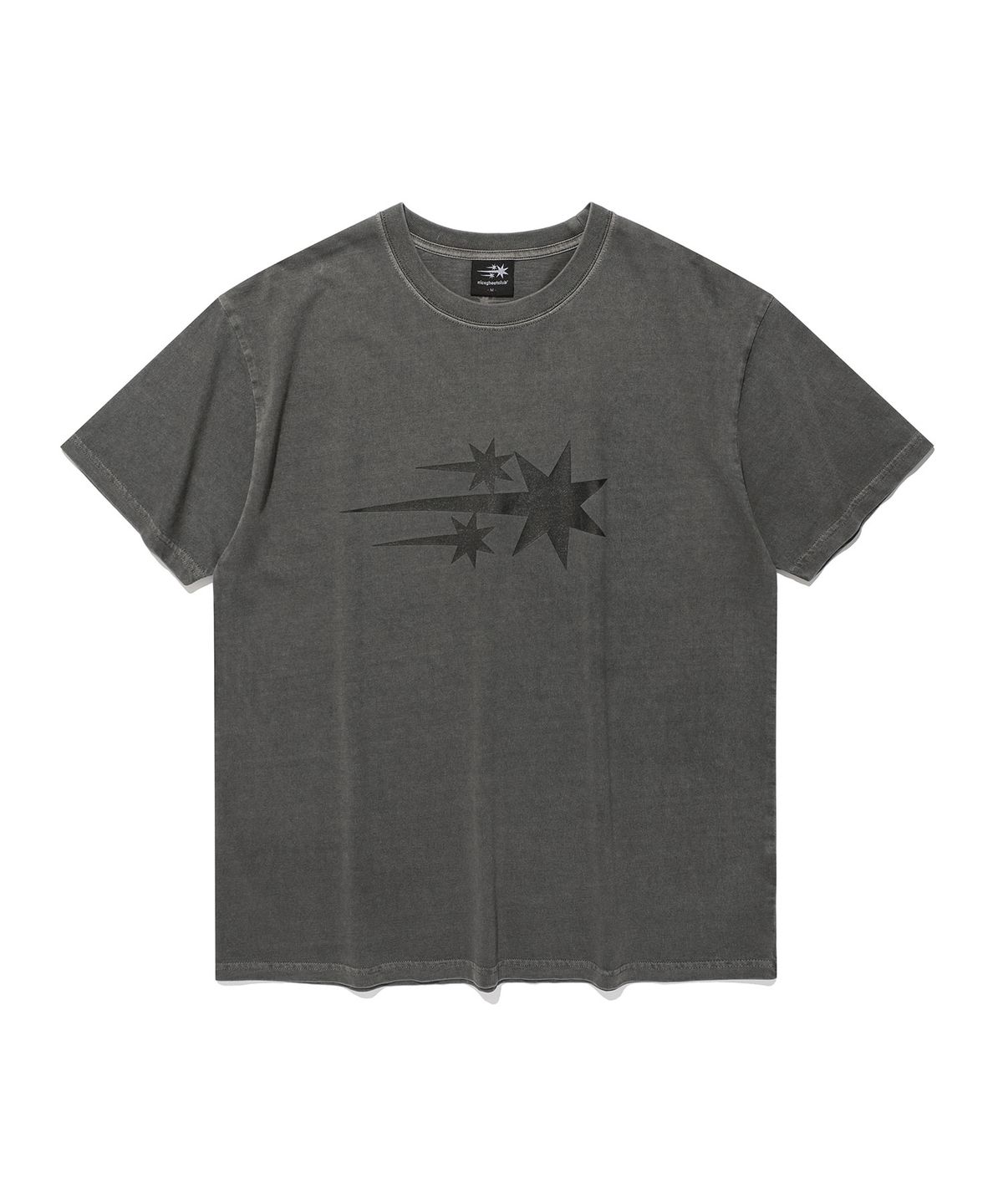 나이스고스트클럽(NICEGHOSTCLUB) 3STAR SYMBOL PIGMENT TEE_CHARCOAL(NG2GMUT501A)