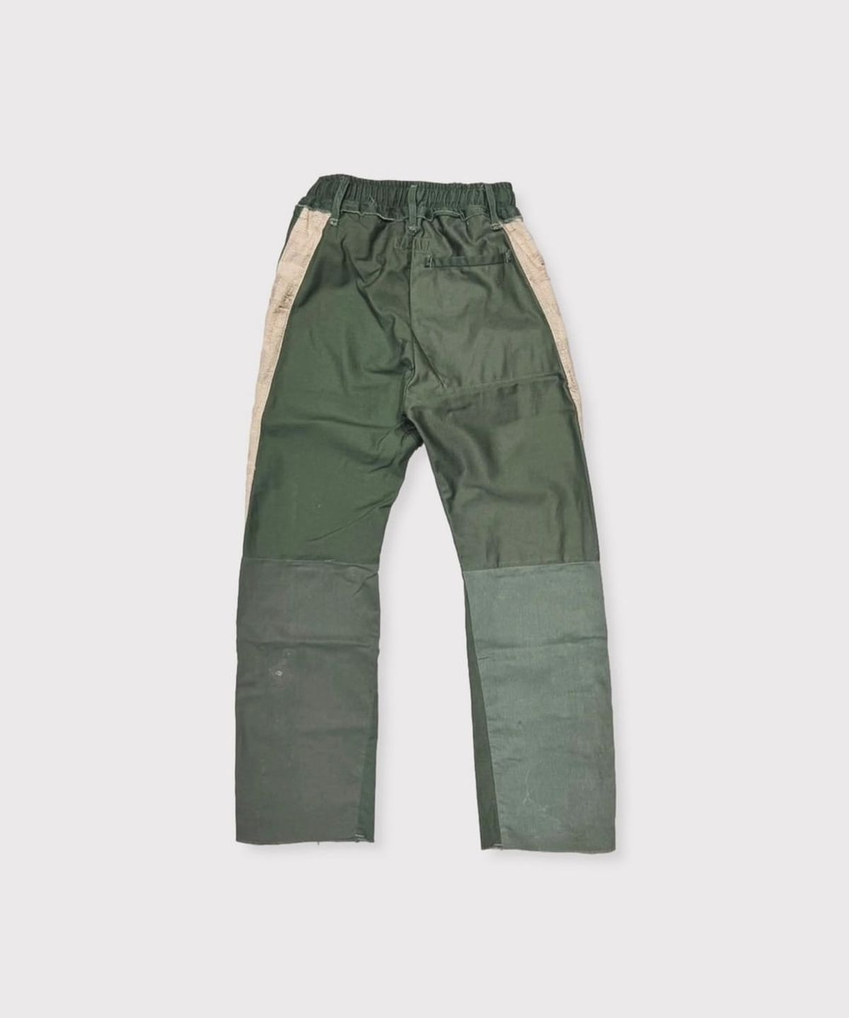 마이너스(MINUS) Twist Line Truck Pants(VINTAGE US ARMY LAUNDRY BAG)  - OLIVE