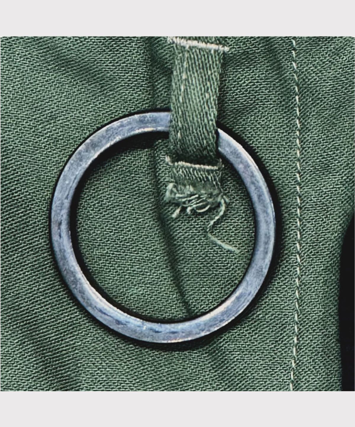 마이너스(MINUS) Twist Line Truck Pants(VINTAGE US ARMY LAUNDRY BAG)  - OLIVE