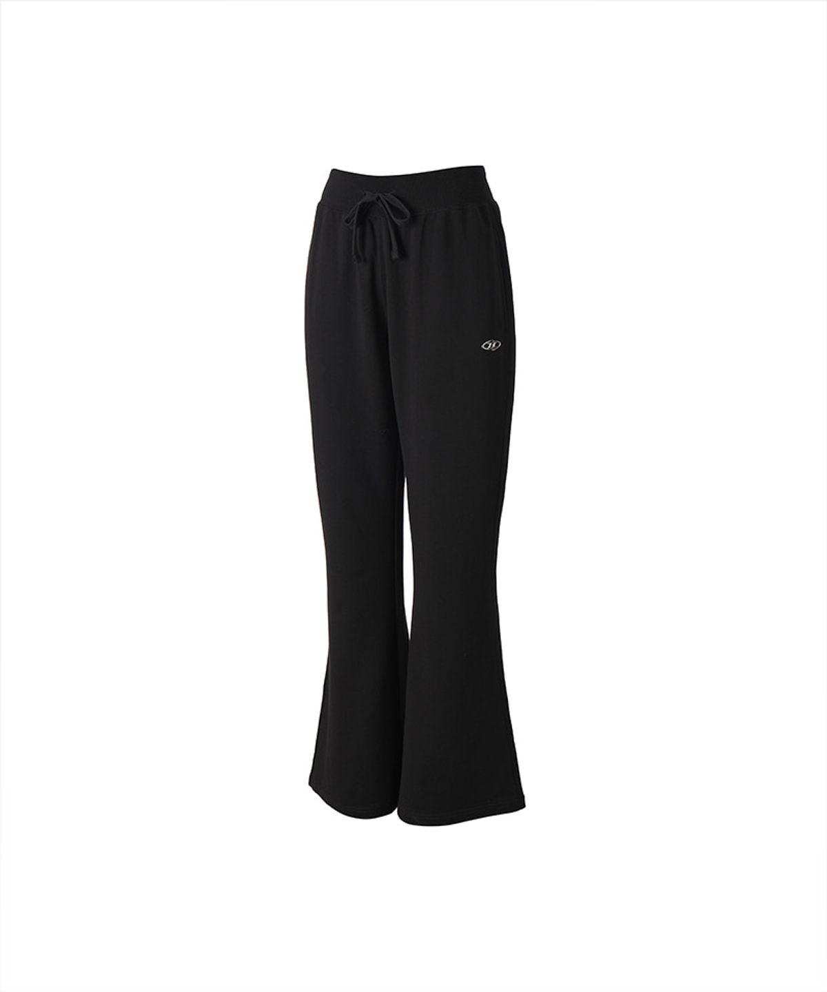 본투윈(BORN TO WIN) W SILVER B BOOTS CUT SWEAT PANTS [BLACK]
