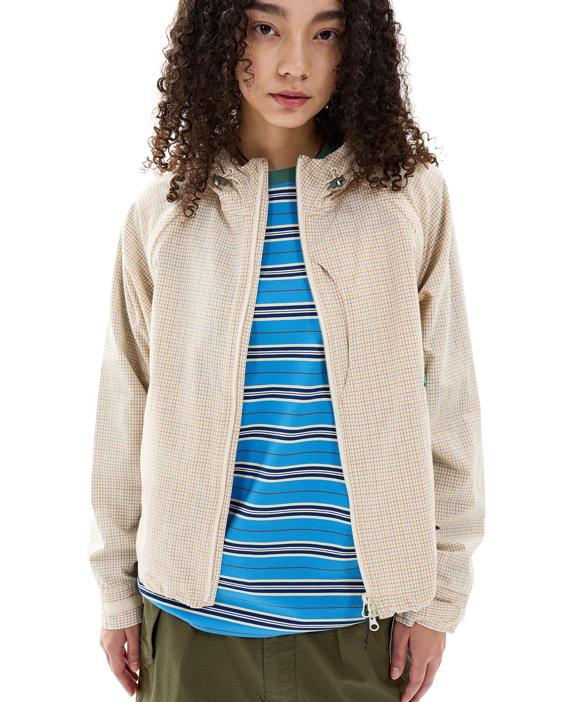 썬러브투어(SUNLOVETOUR) 2Way Hooded Jacket Ivory