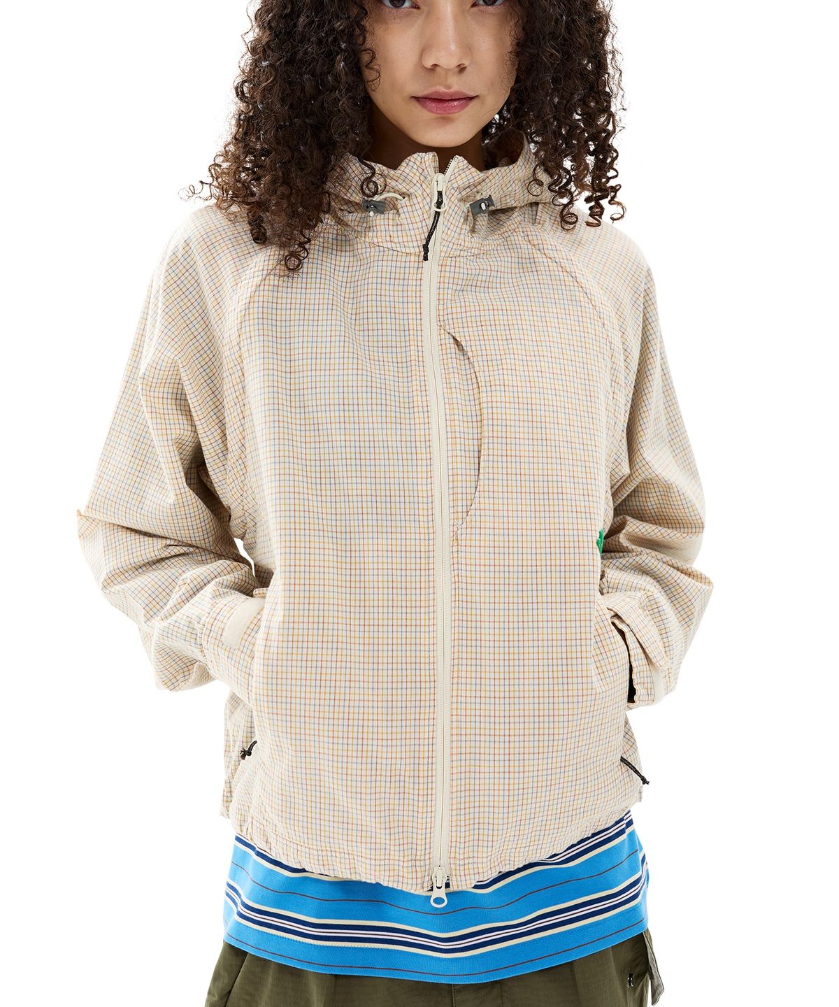 썬러브투어(SUNLOVETOUR) 2Way Hooded Jacket Ivory