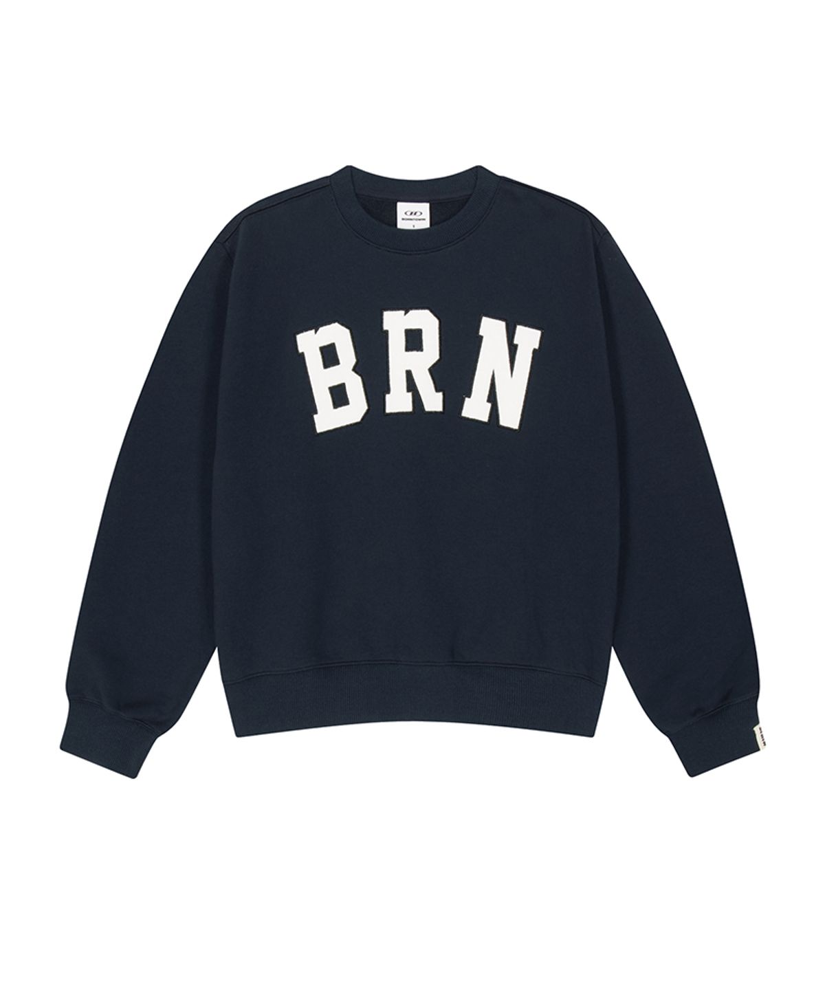 본투윈(BORN TO WIN) W BRN RELAX FIT SWEATSHIRTS [NAVY]