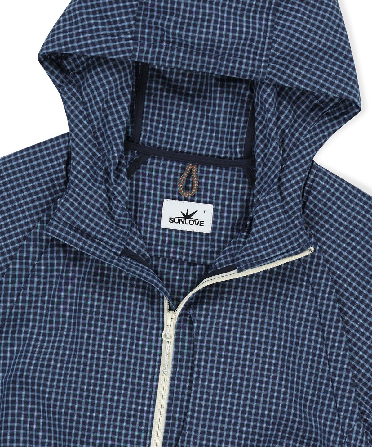 썬러브투어(SUNLOVETOUR) 2Way Hooded Jacket Blue