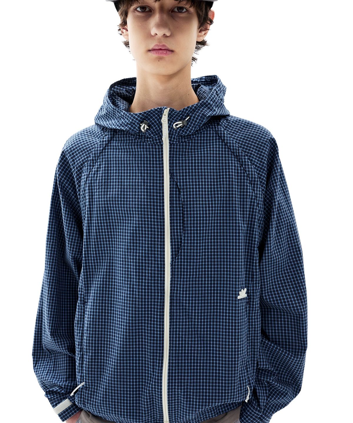 썬러브투어(SUNLOVETOUR) 2Way Hooded Jacket Blue