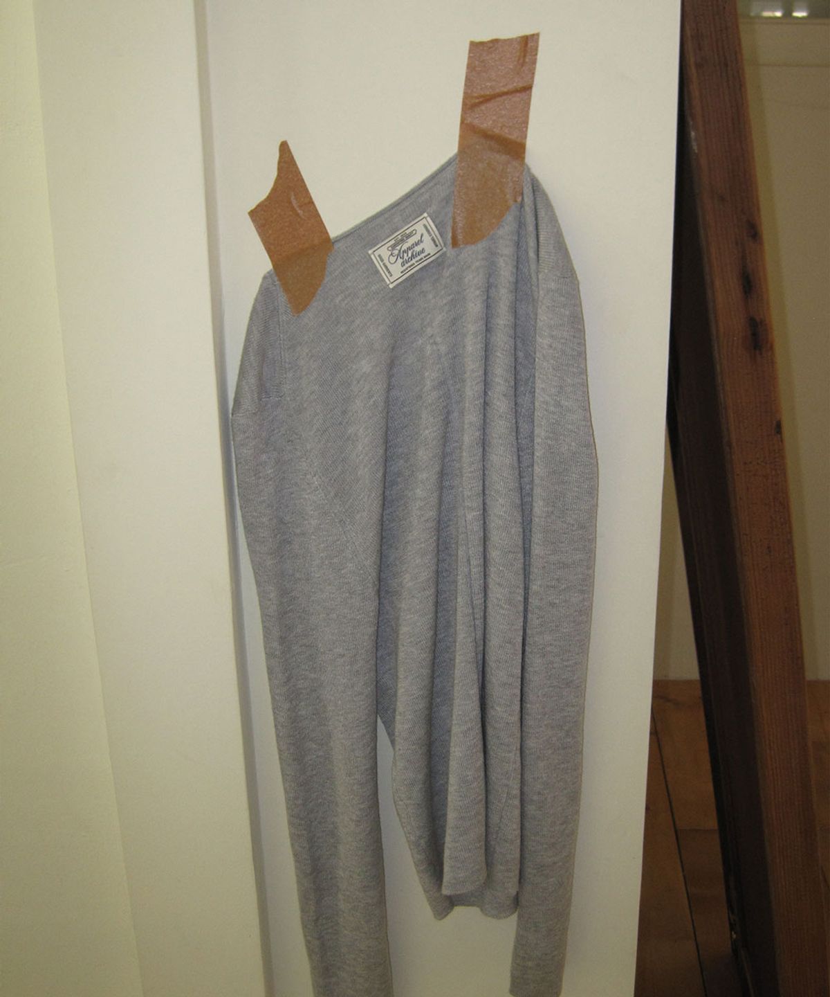 어패럴아카이브(APPAREL ARCHIVE) Deer long sleeve knit - Gray