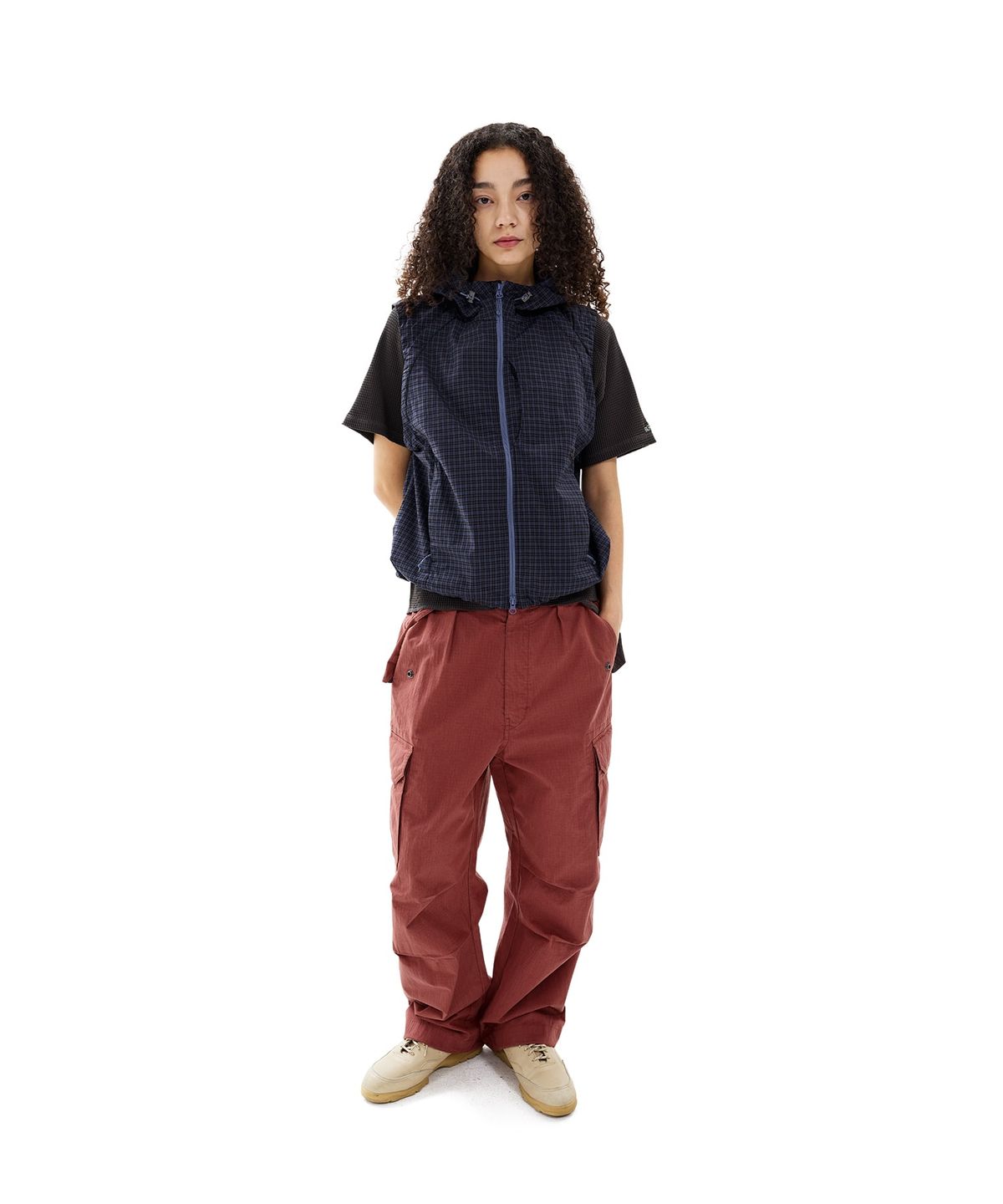 썬러브투어(SUNLOVETOUR) 2Way Hooded Jacket Charcoal