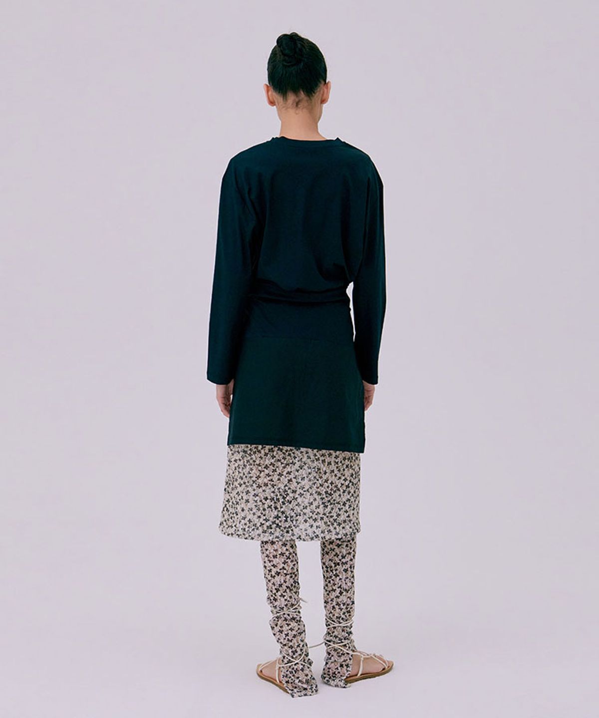 분더캄머(WNDERKAMMER) Floral Skirt_Beige(플로랄 스커트_베이지)