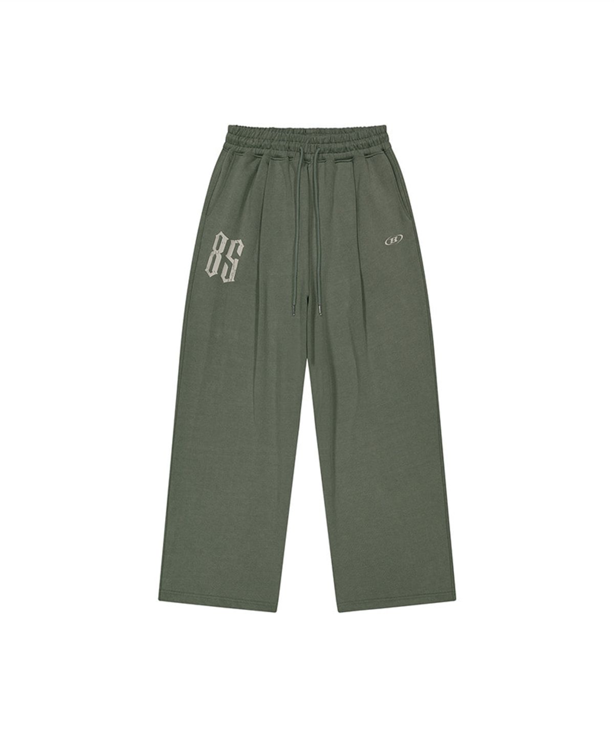 본투윈(BORN TO WIN) 85 PIGMENT ONE TUCK SEMI WIDE FIT PANTS [KHAKI]