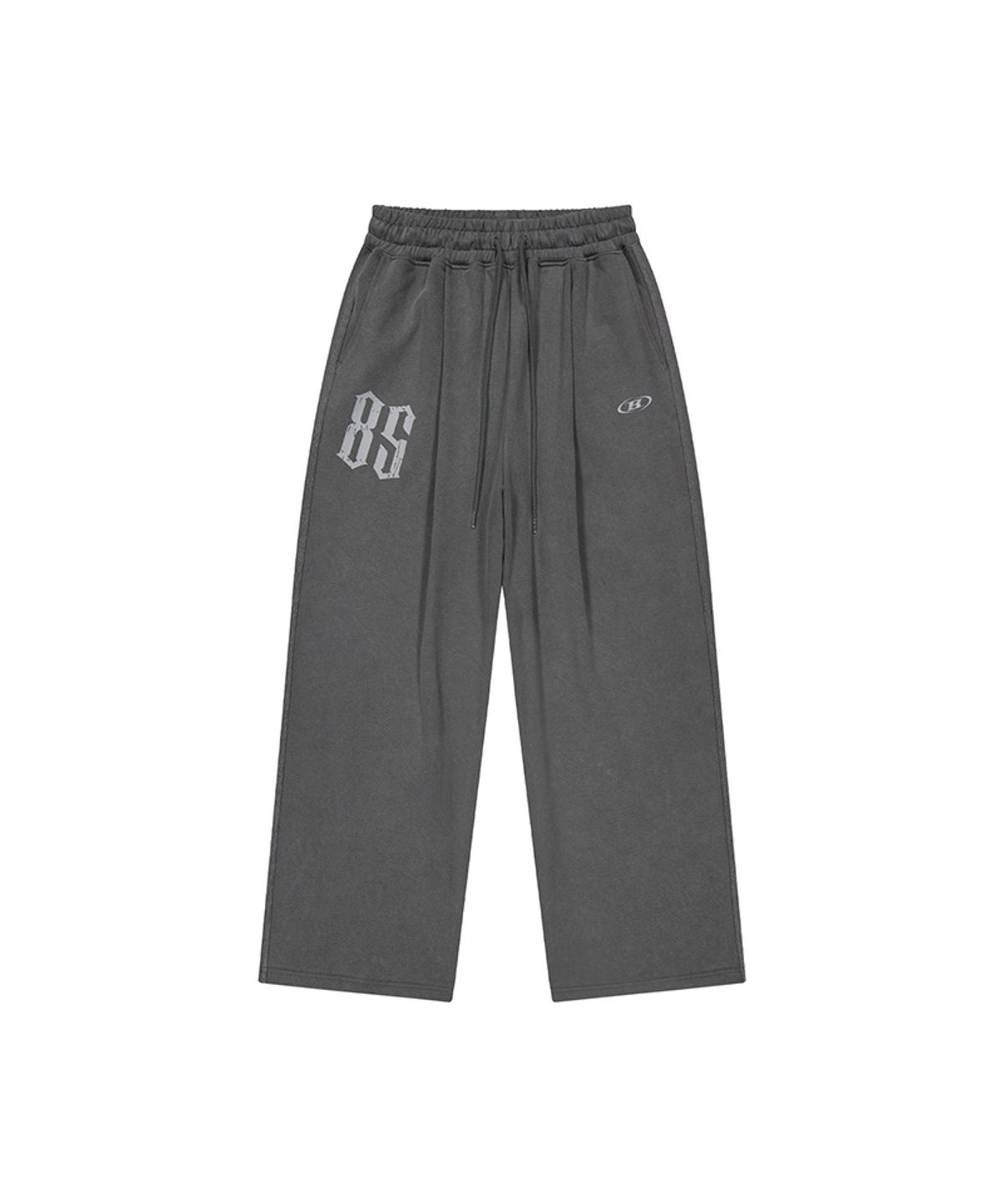 본투윈(BORN TO WIN) 85 PIGMENT ONE TUCK SEMI WIDE FIT PANTS [CHARCOAL]
