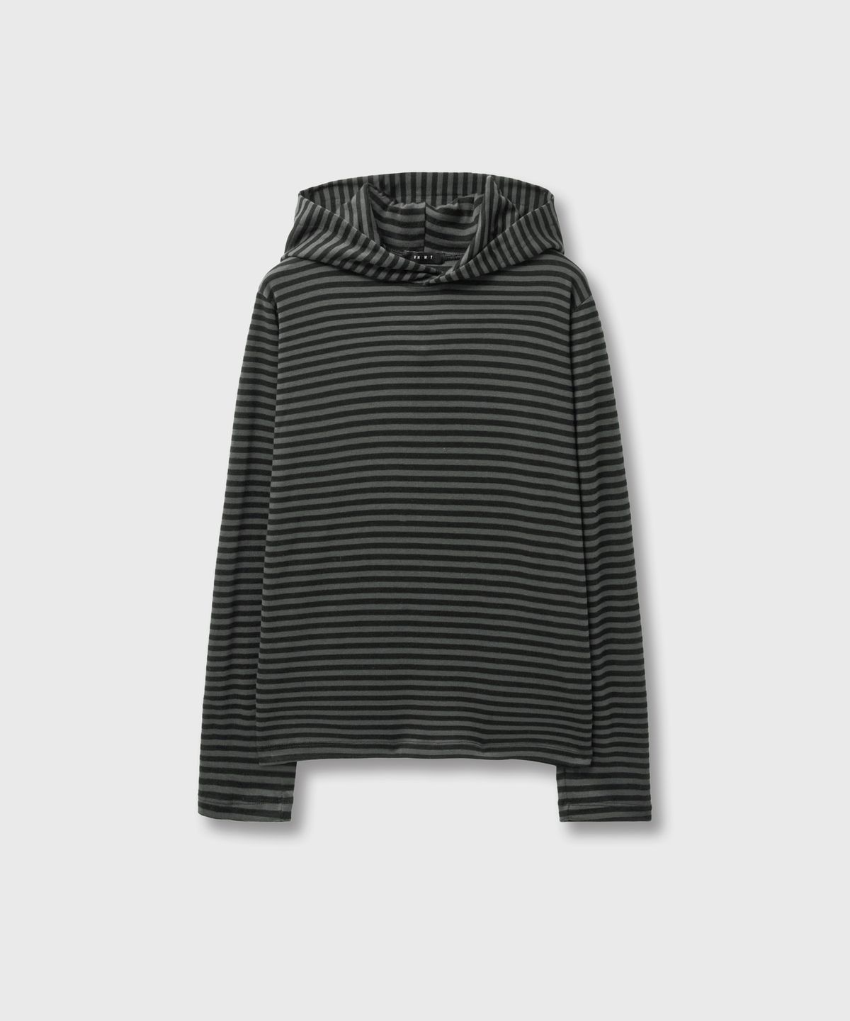 바니쉬먼트(VANISHMENT) Stripe hoodie_charcoal