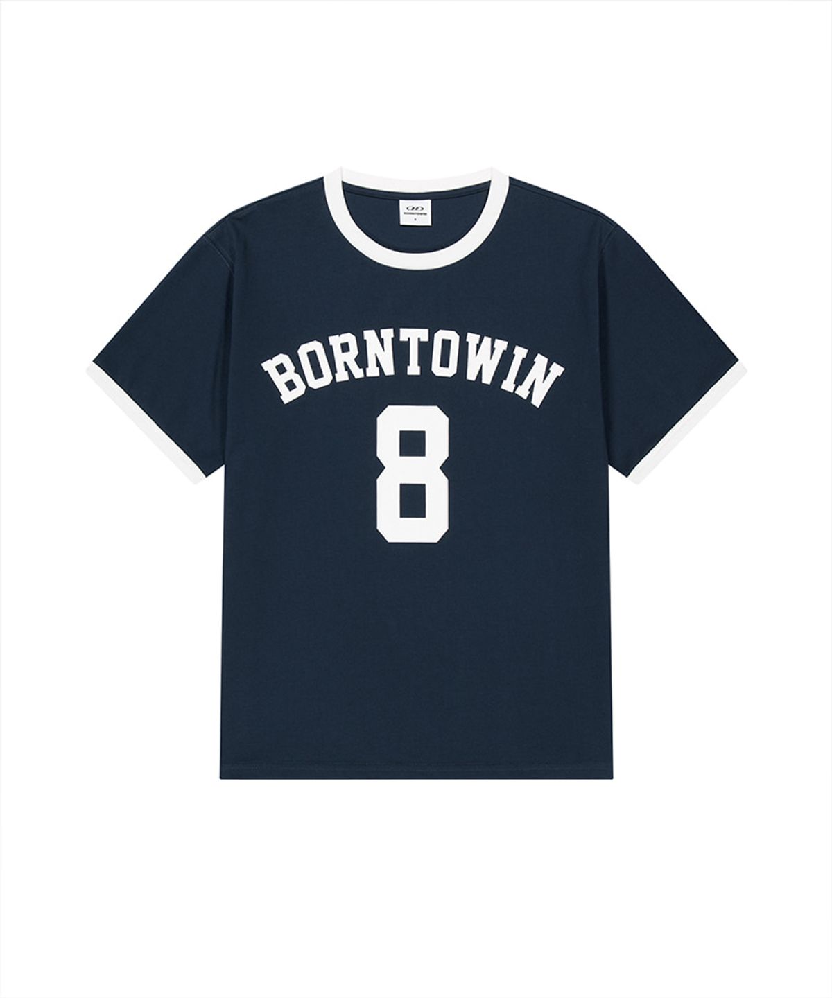 본투윈(BORN TO WIN) NUMBER RINGER REGULAR FIT T-SHIRTS [NAVY]