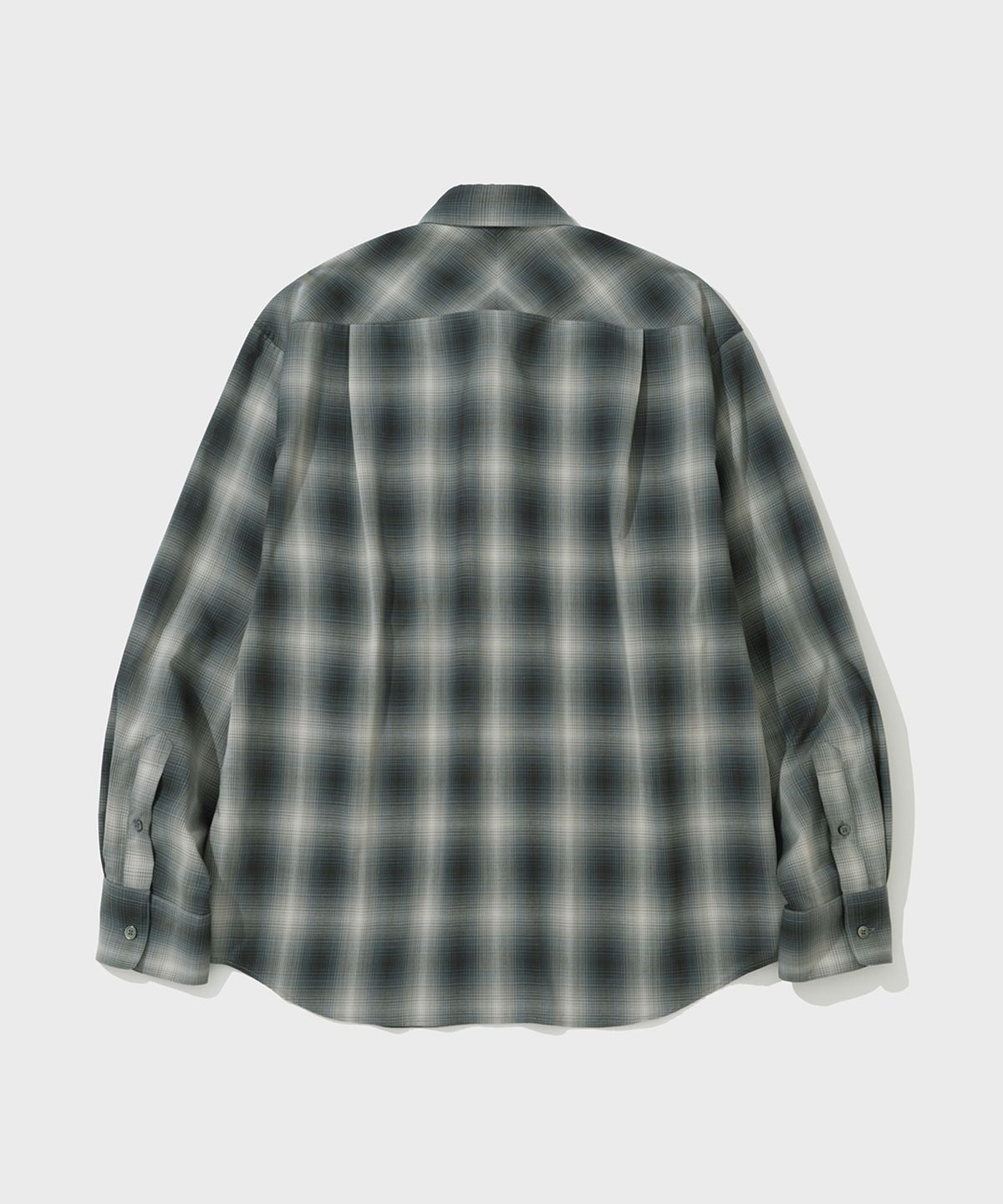 셔터(SHIRTER) SUPER LIGHT NAVONA CHECK SHIRT (GREY)