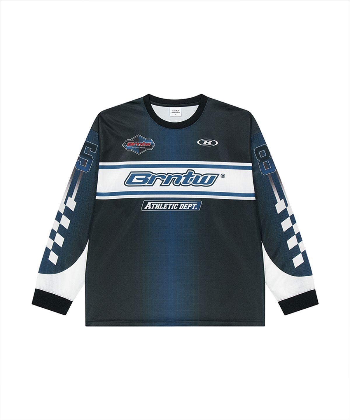 본투윈(BORN TO WIN) BRNTW MOTORCYCLE RACING JERSEY [BLUE]