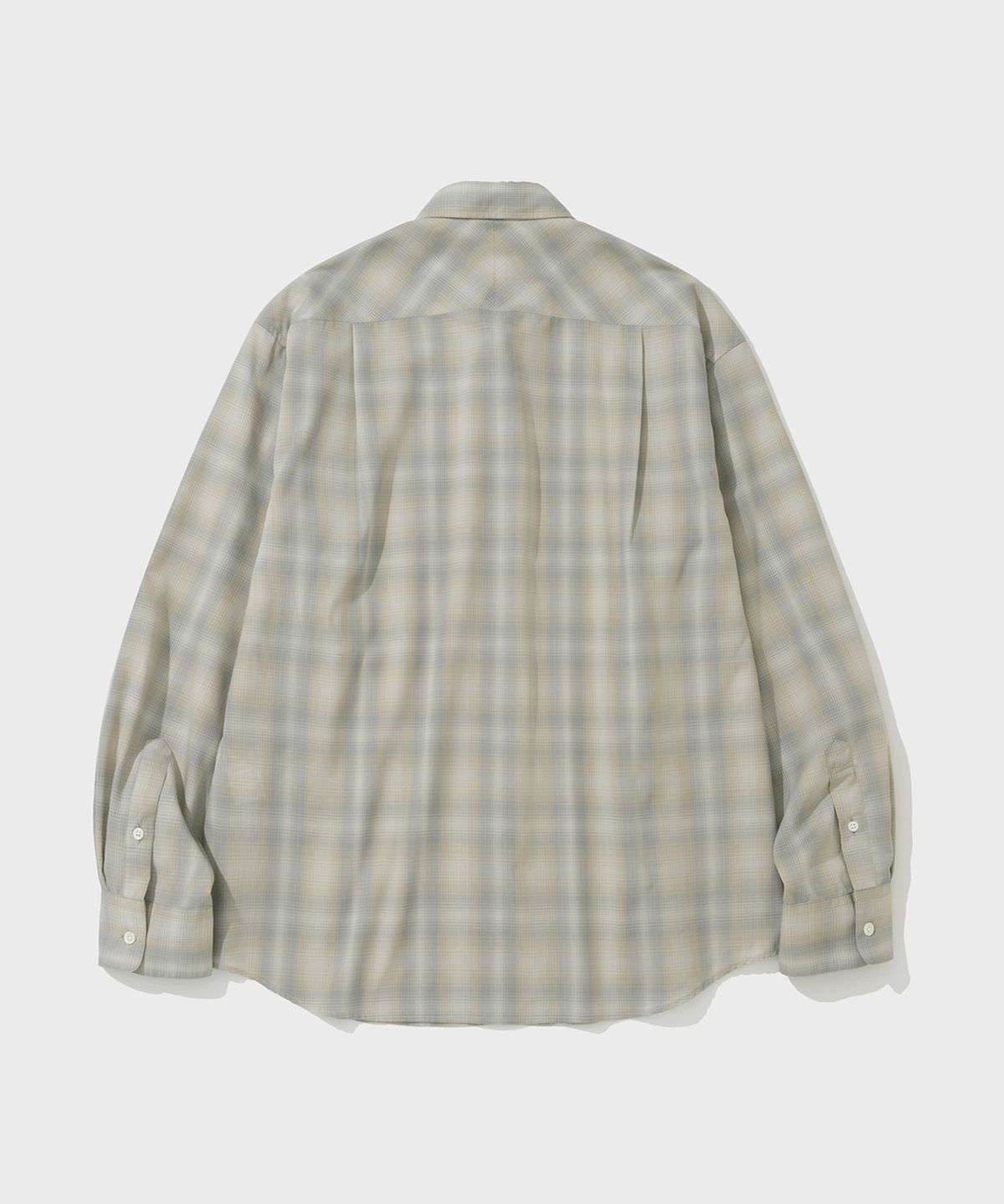 셔터(SHIRTER) SUPER LIGHT NAVONA CHECK SHIRT (BEIGE)