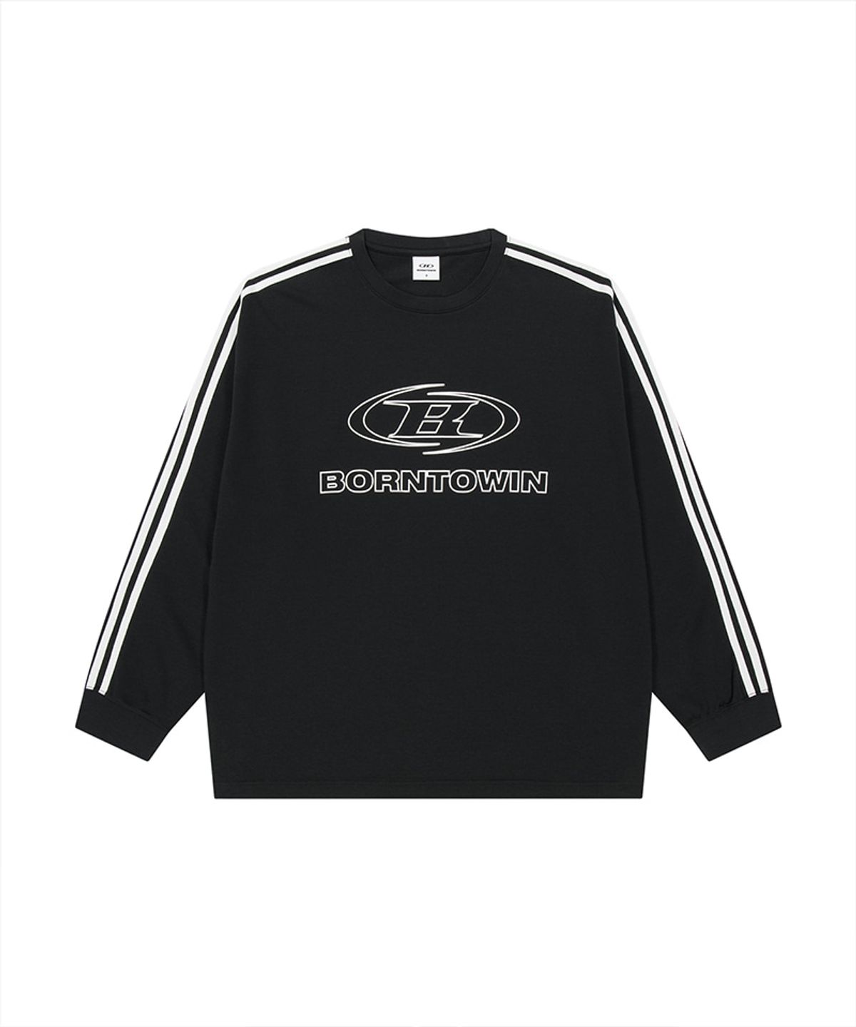 본투윈(BORN TO WIN) SYMBOL LOGO TRACK LONG SLEEVE [BLACK]