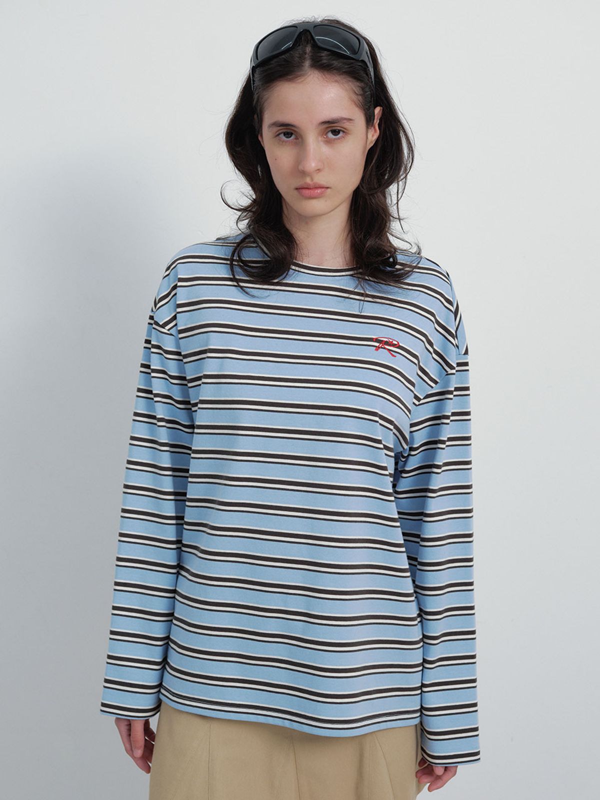 레이브(RAIVE) Stripe Long Sleeve T-shirts VW6SE232_3color