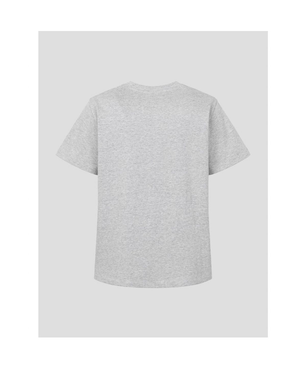 빈폴 레이디스(BEANPOLE LADIES) 레터링 자수 오버핏 반소매 티셔츠  그레이 (BF6242C913)