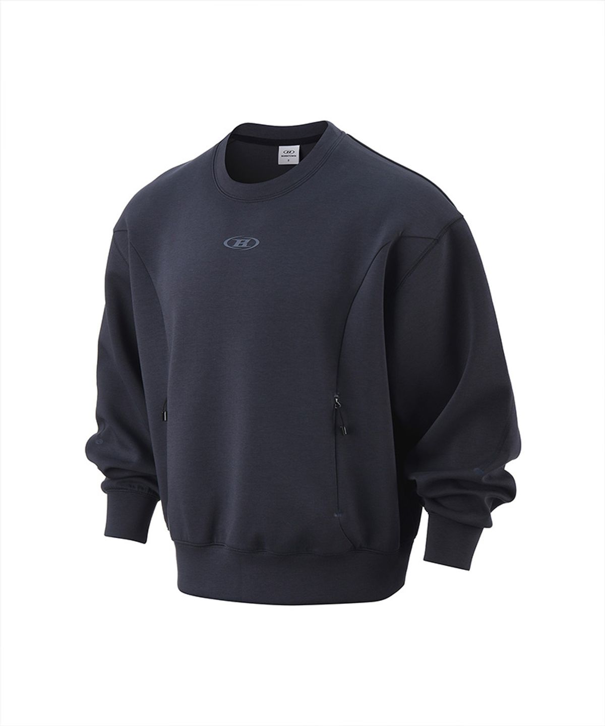 본투윈(BORN TO WIN) SYMBOL B TECH CREWNECK [NAVY]