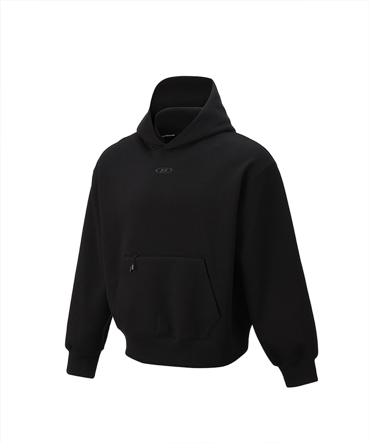 본투윈(BORN TO WIN) SYMBOL B TECH HOODIE [BLACK]