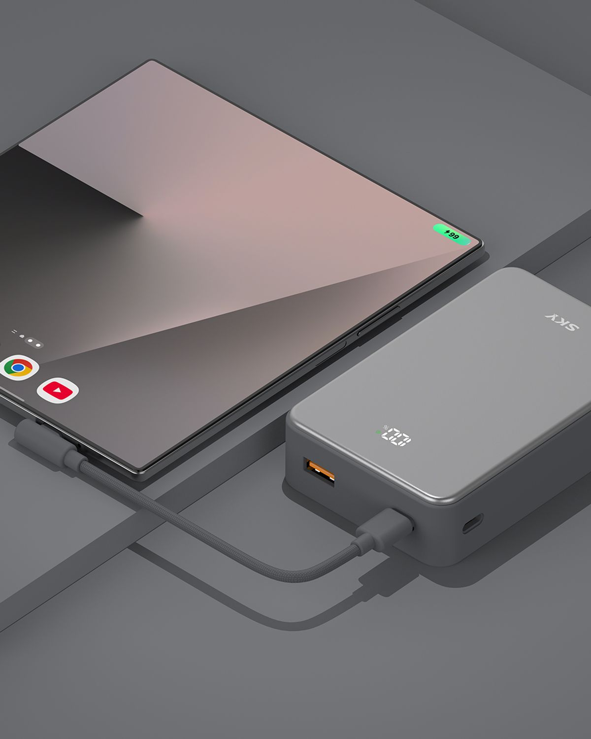 스카이(SKY) 필 큐브 20000mAh 보조배터리 PD QC 22.5W A20
