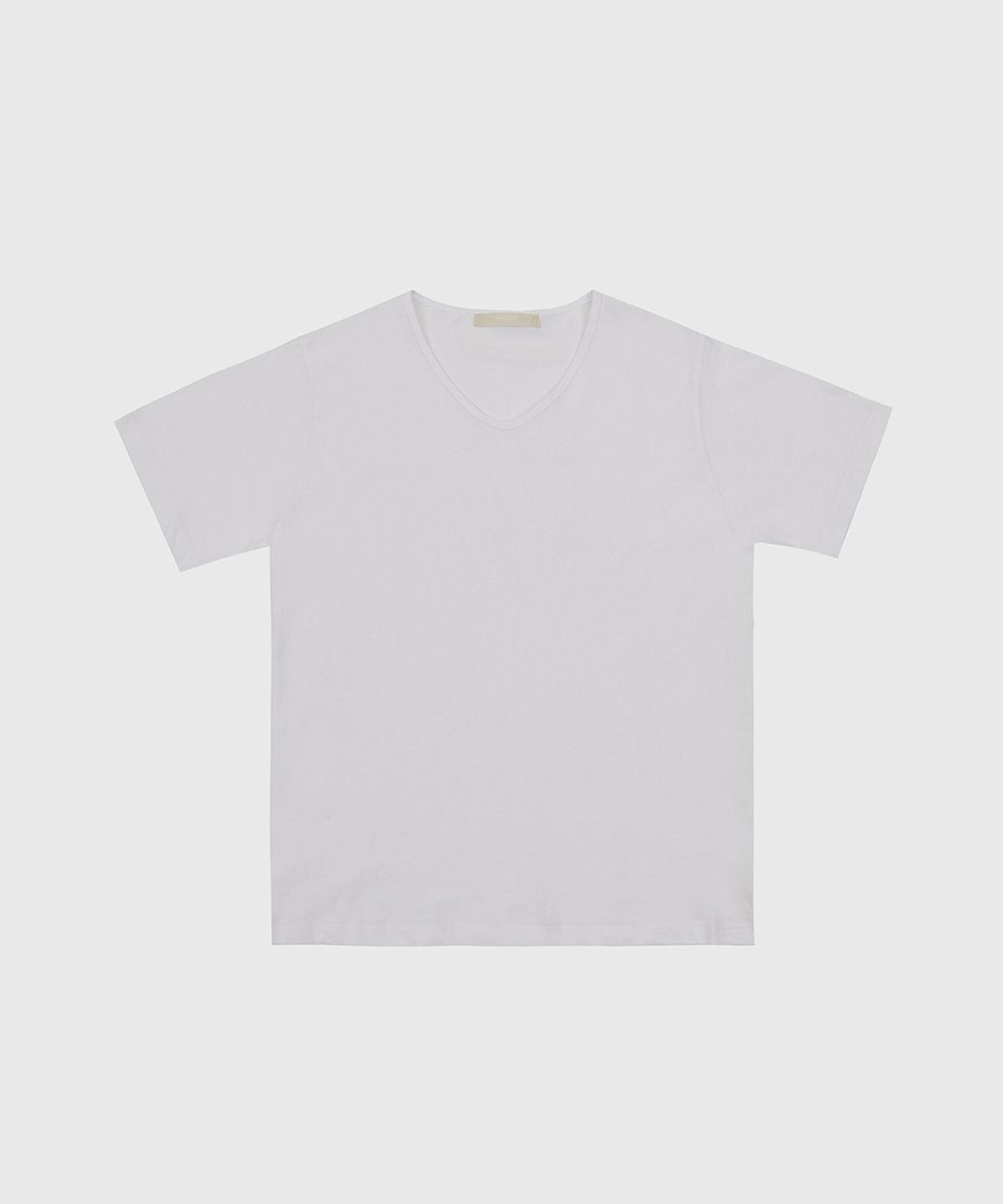 퀸스래빗(Q'SRB) Basic four Season Semi U neck T-shirt