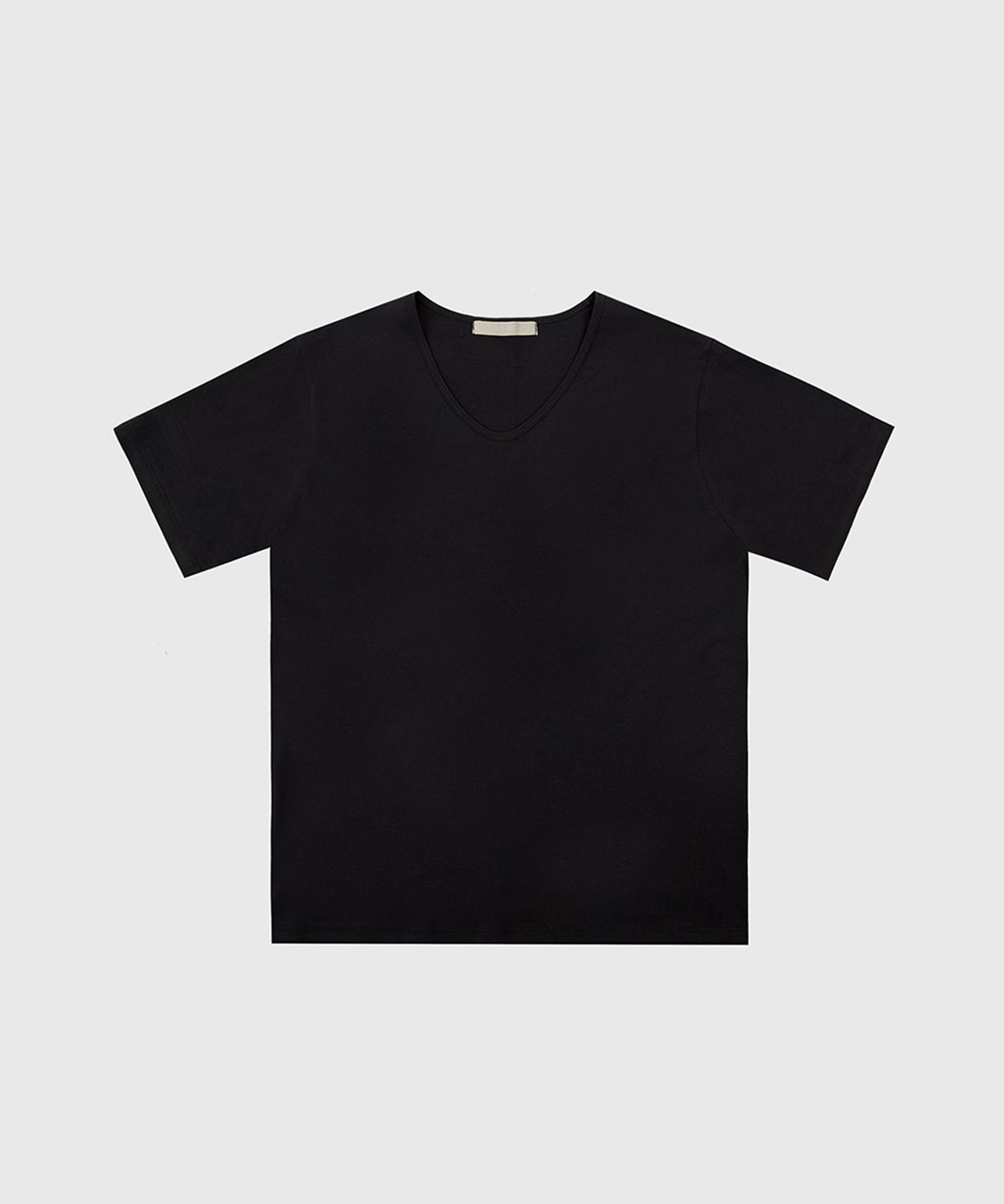 퀸스래빗(Q'SRB) Basic four Season Semi U neck T-shirt