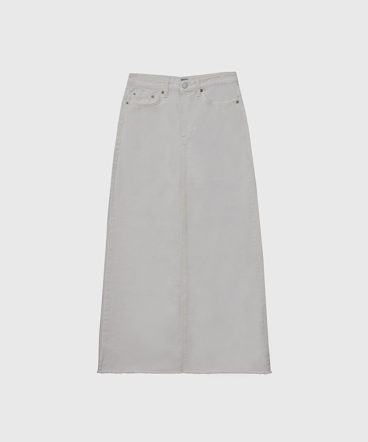퀸스래빗(Q'SRB) Long Slit Denim Skirt_Light Blue_4colors