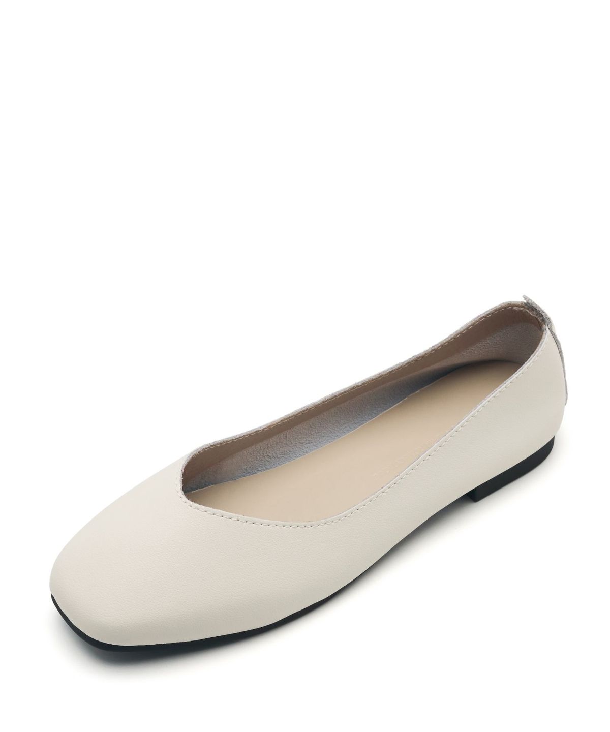 스퍼(SPUR) Sandra Minimal V-Cut Flats 소가죽 플랫슈즈 2cm -VA9003 (4color)