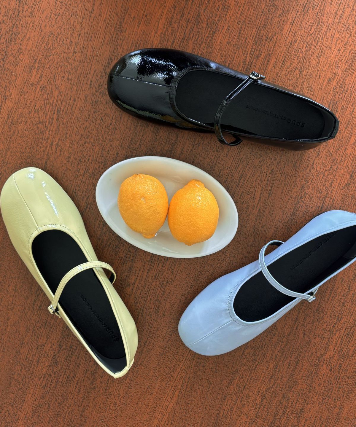 스퍼(SPUR) Logg Wrinkle MJ Flats 플랫슈즈 2cm -WS8030 (4color)