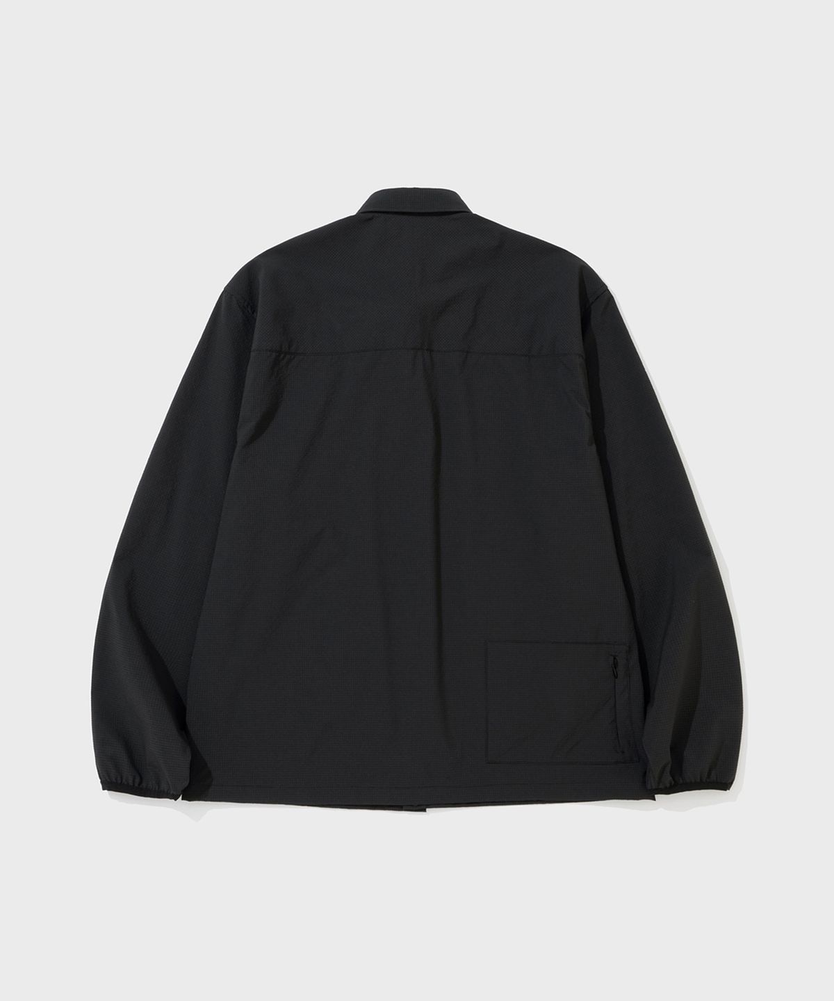 셔터(SHIRTER) SOLOTEX SEERSUCKER SHIRT (BLACK)