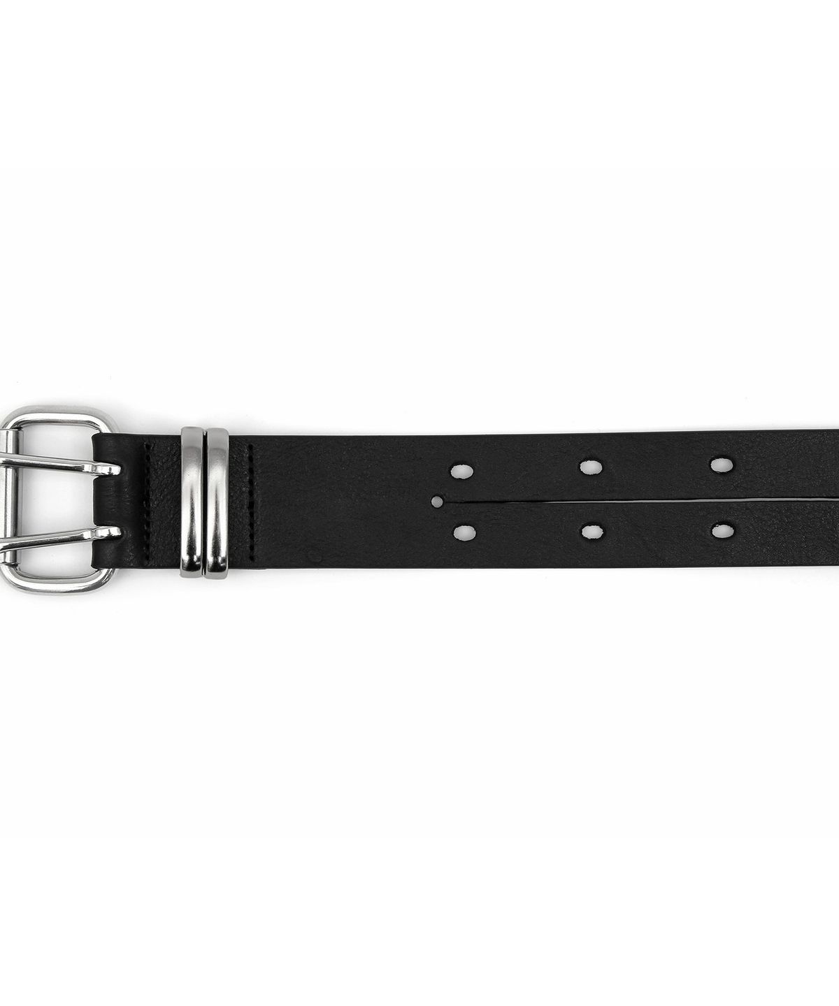 언더컨트롤 스튜디오(UNDERCONTROL STUDIO) 소가죽 더블 벨트 DOUBLE LAYERED BELT / BLACK
