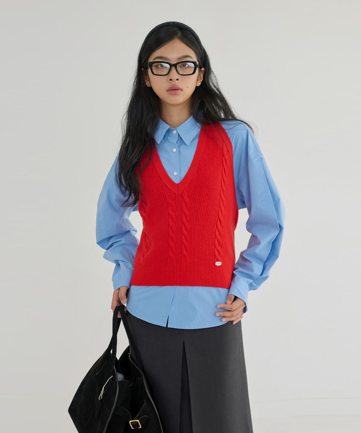 퀸스래빗(Q'SRB) Rosa Halter Knit Top