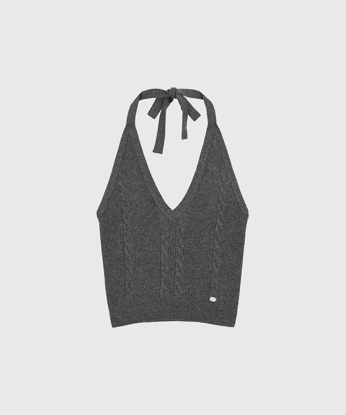 퀸스래빗(Q'SRB) Rosa Halter Knit Top
